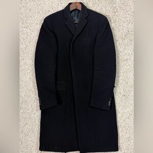 Polo by Ralph Lauren Men's Classic Black Wool Coat 40R $100